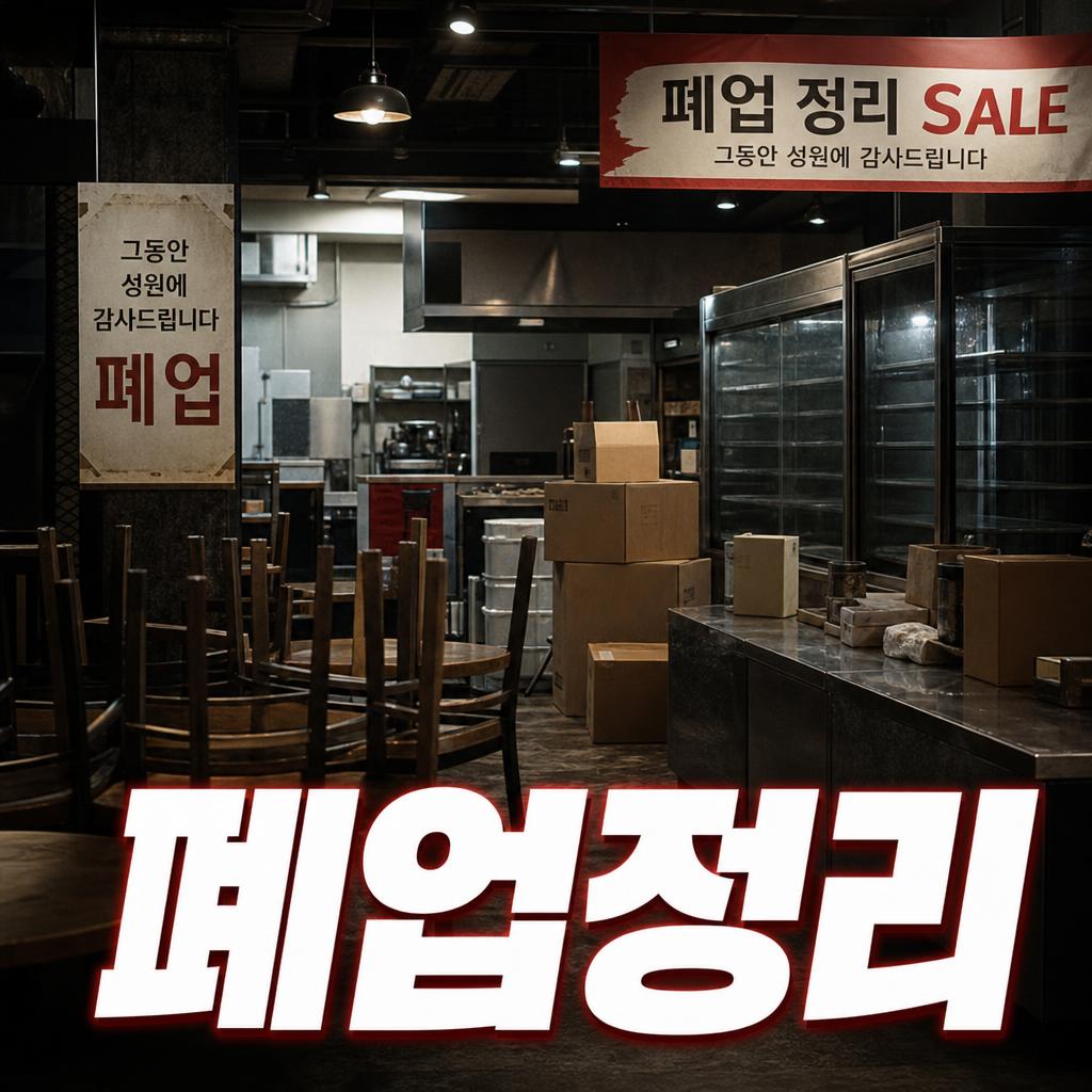 폐업정리 - 올바른 정리