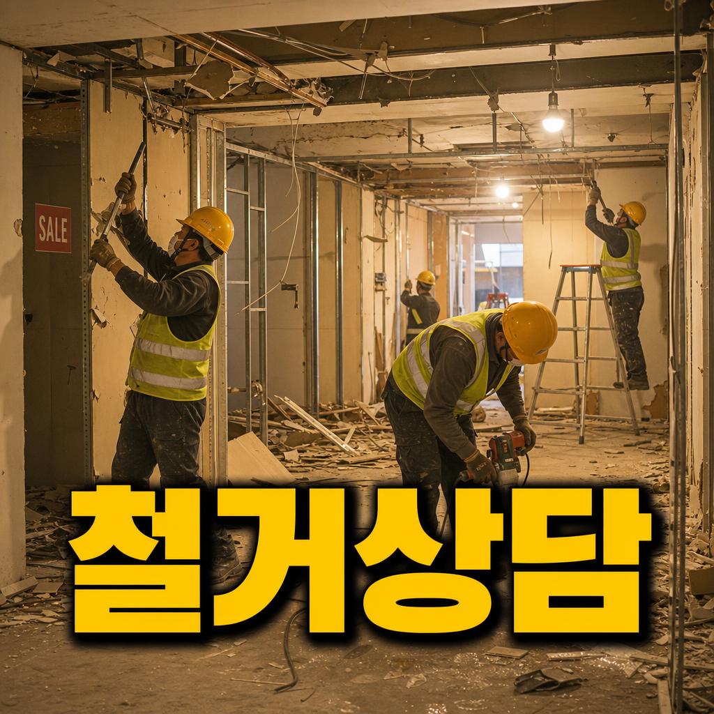 철거상담 - 올바른 정리