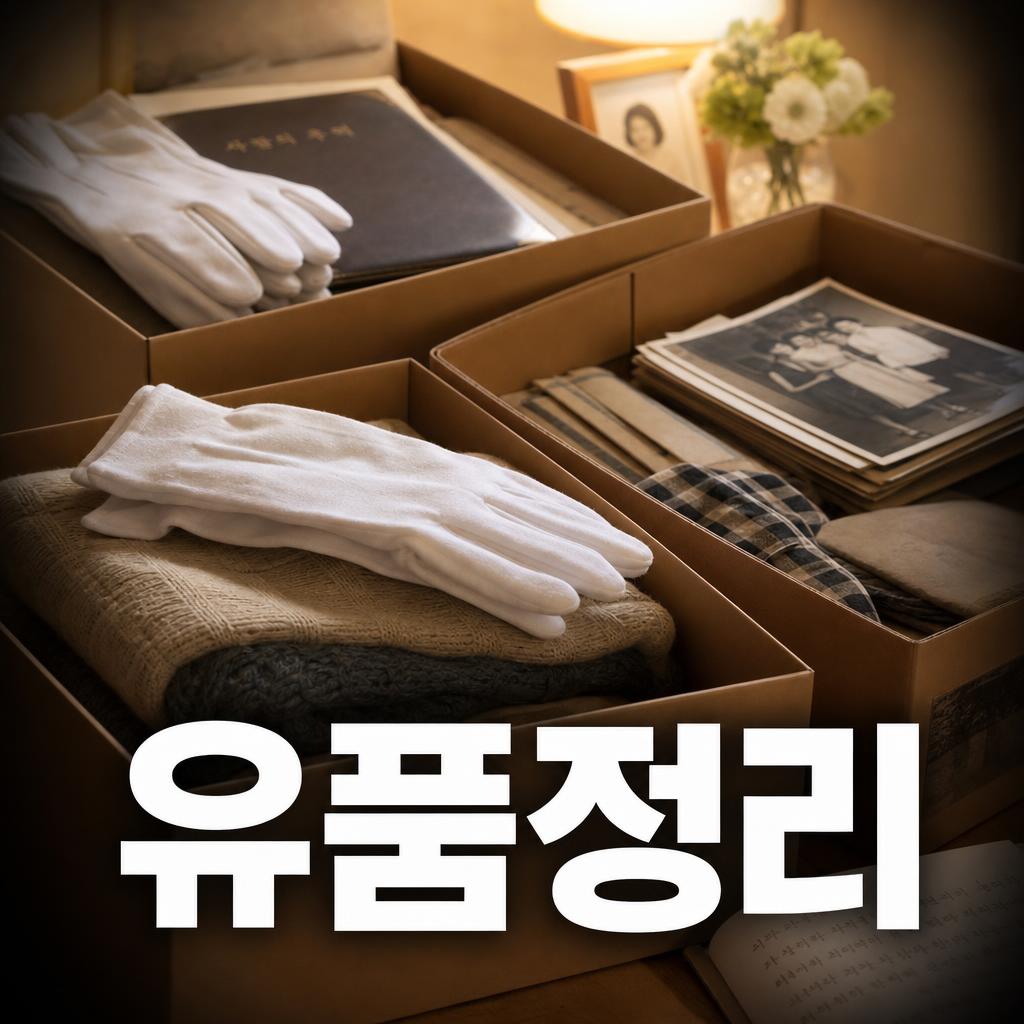 유품정리 - 올바른 정리